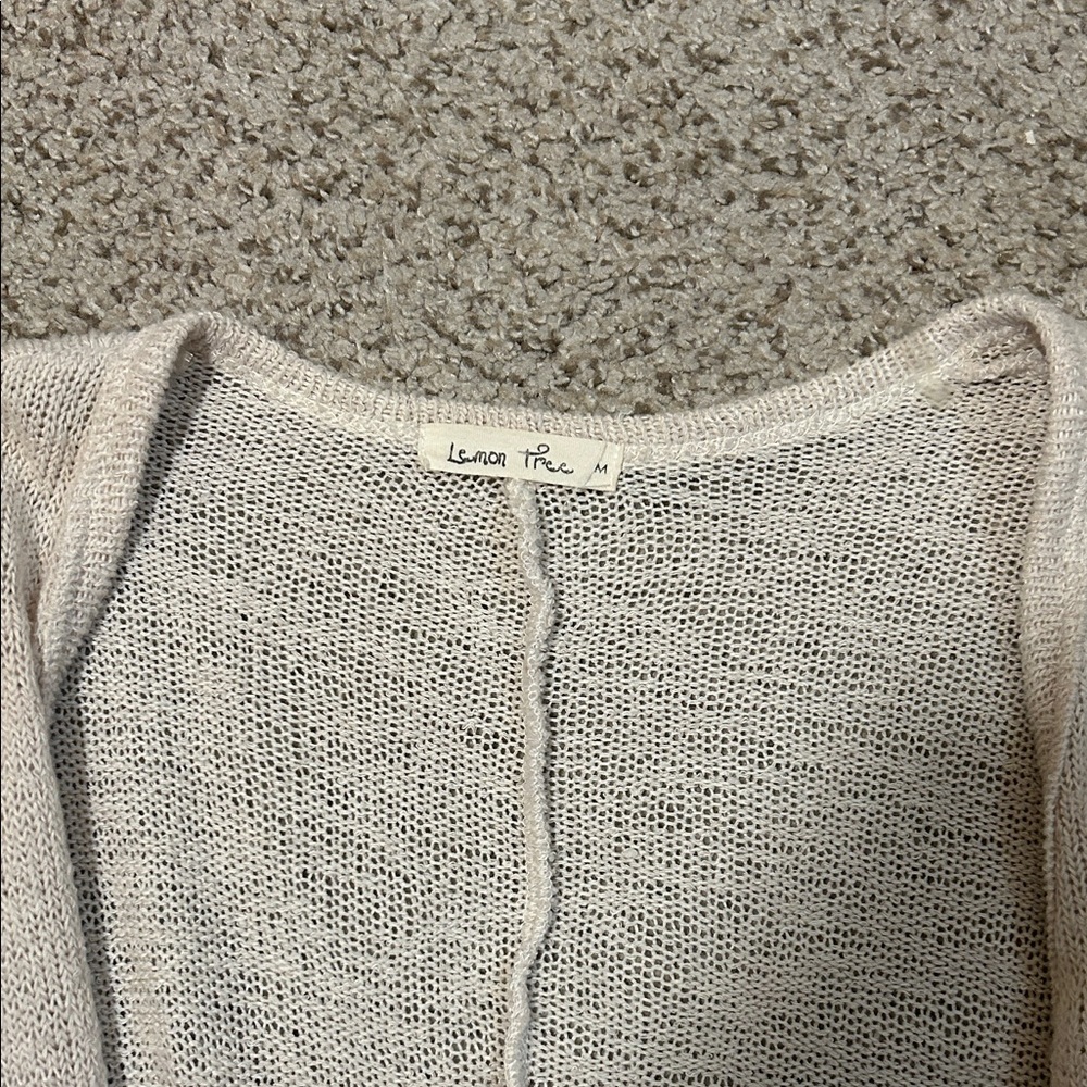 Lemon Tree Open Knit Cardigan - Picture 2 of 7